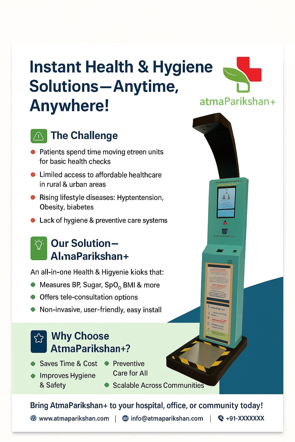 Atma AI Health Station stand-alone model